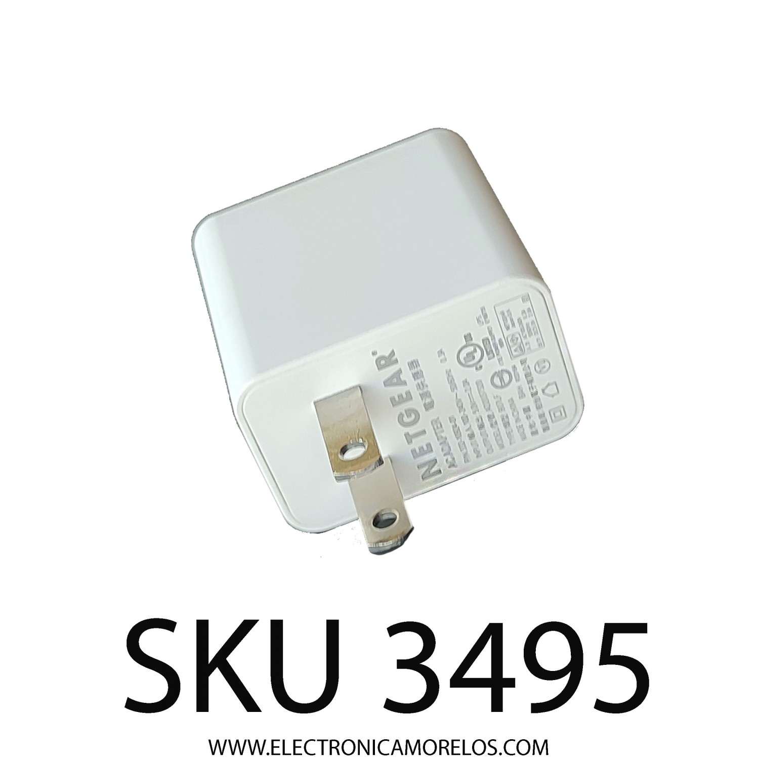 ADAPTADOR AC NETGEAR / NUMERO DE PARTE AD2037320 / 332-10809-01 / 332-10924-01 / ENTRADA: 100-240V AC / SALIDA: 5.0V DC- 2.0A
